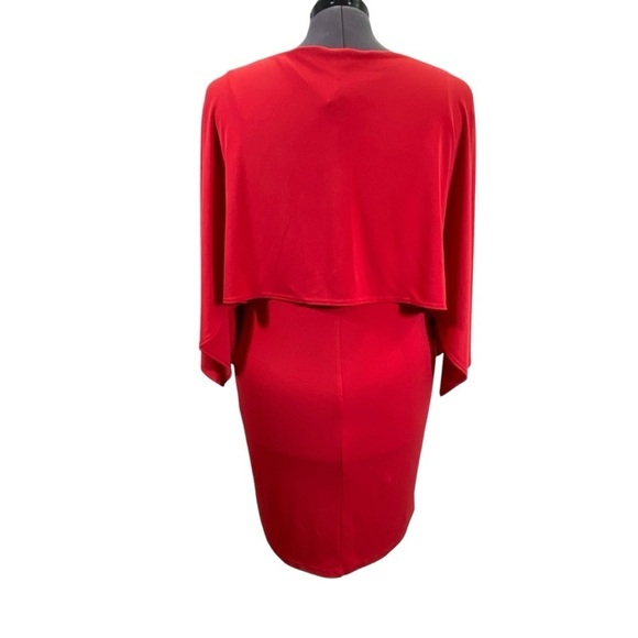 CHICO'S Size 2 (USA 12) Convertible Dress Renaissance Red - Picture 6 of 10